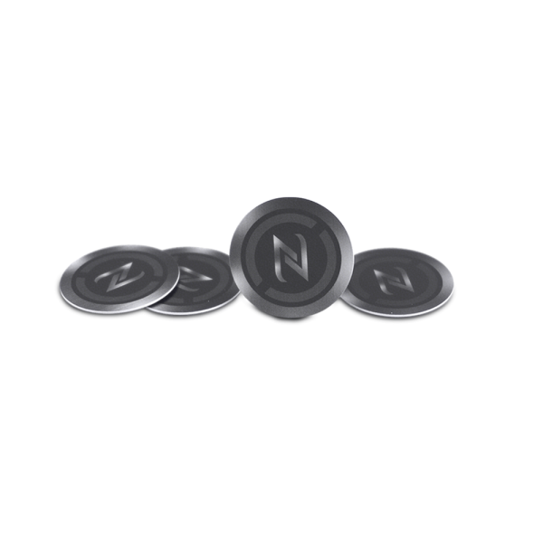 HF NFC 30mm Mobile Tag with NXP NTAG 213 for use on metal