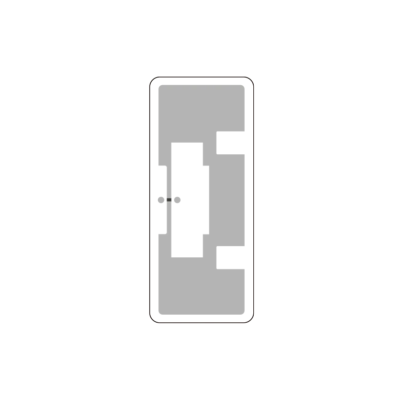 Internal coil and NXP UCODE 8 chip detail