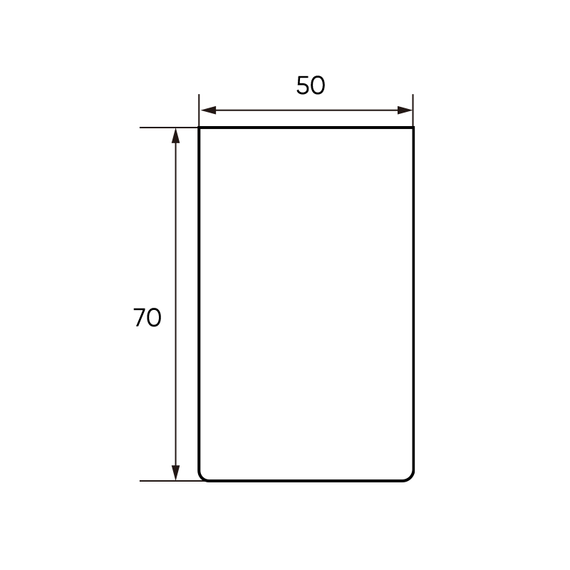 Impinj Monza R6-P chip size dimensions diagram