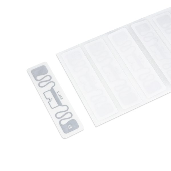 Standard label size and design view with printed face