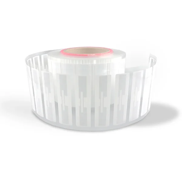 Roll of UHF RFID On-Liquid Labels with PET and NXP UCODE 8.