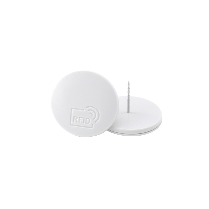 UHF RFID 胸针标签 ABS 材质 Impinj® Monza® R6-P RS-EAS-R6P-ABS-D34T5 UHF RFID 胸针标签 Monza® R6-P ABS 耐用服装追踪标签