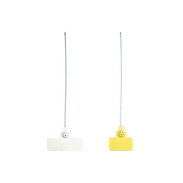 Two UHF RFID Seal Tags with ABS housing and durable steel wire