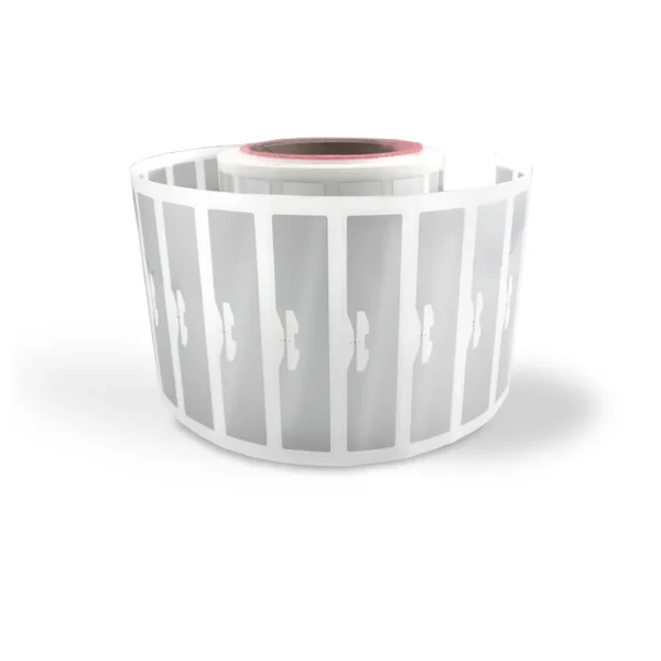 Roll of Impinj M730 UHF RFID Wet Inlays for easy large-scale application