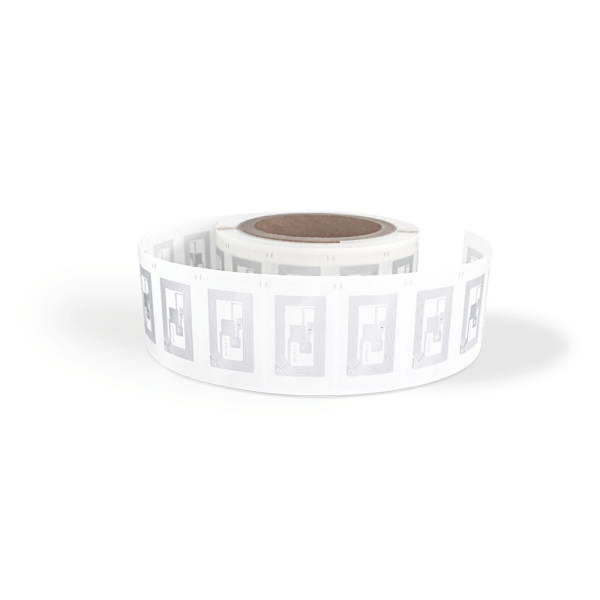 Standard 5030mm RFID wet inlay with PET substrate and adhesive backing