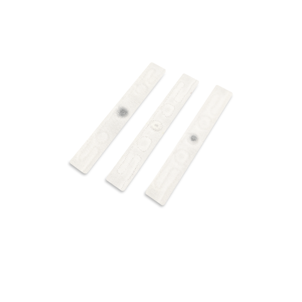 Compact profile of the lightweight RFID laundry tag