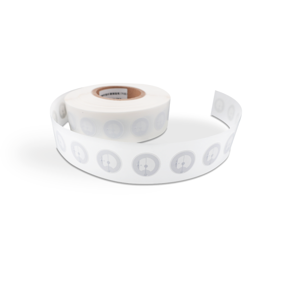 HF NFC Label 30 mm made with synthetic paper