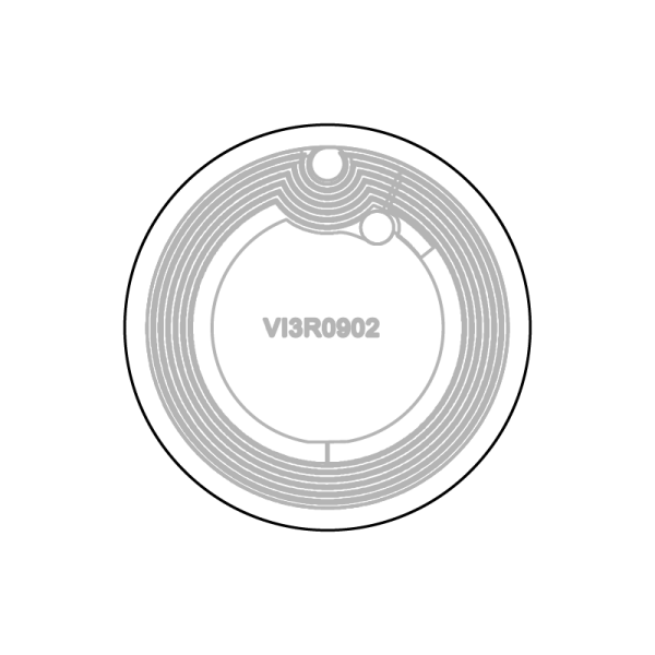 NFC Label - PET & 3M Adhesives - NXP® ICODE® SLIX - Ø38 mm - RFID Solution