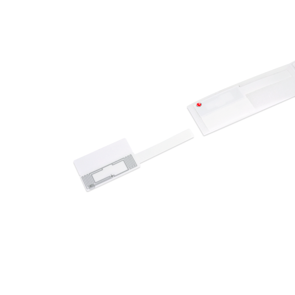 UHF LED RFID Printable Cable Label PET showing compact design and LED indicator