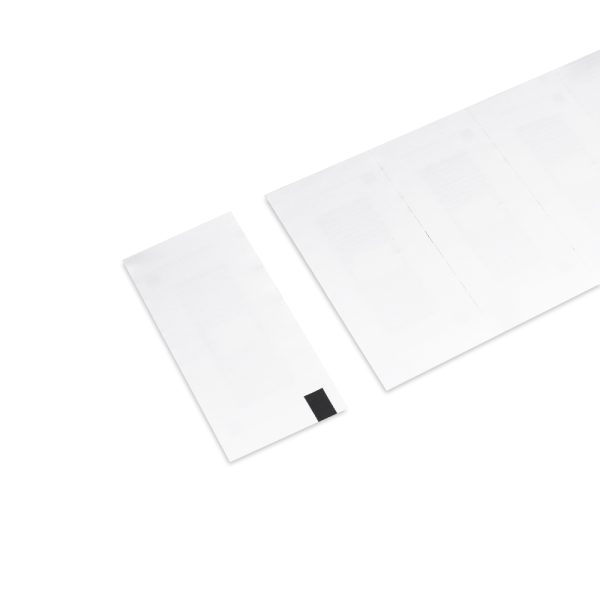 66 31 mm Smart Textile RFID Tag designed for fashion and apparel.