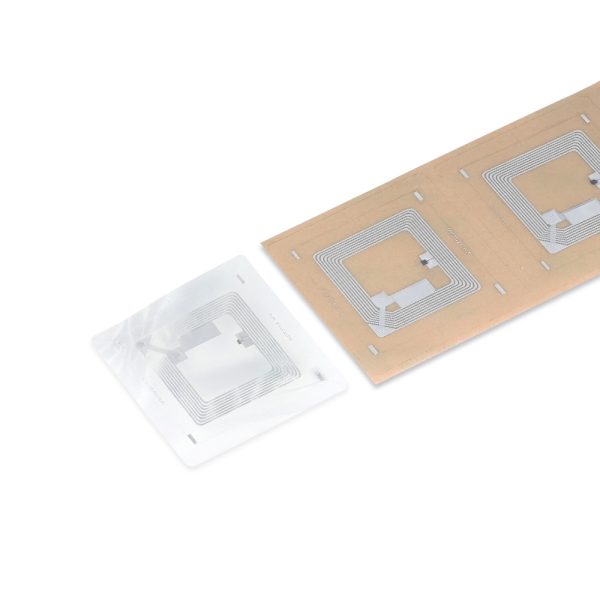 NFC Windshield Label 50 50 mm emphasizing clean integration and automotive-grade adhesive.