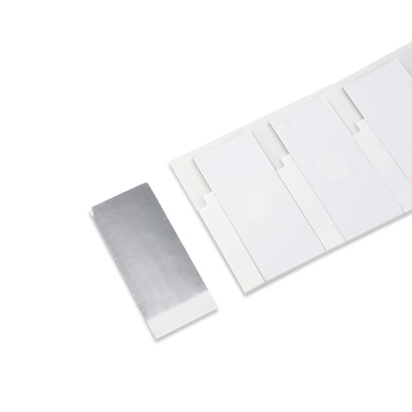 UHF RFID Label 70 30 1 mm highlighting durability and strong adhesive.
