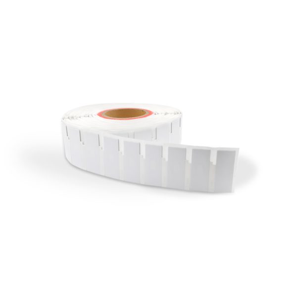UHF RFID Label 70 30 1 mm with printable PET layer and flexible structure.