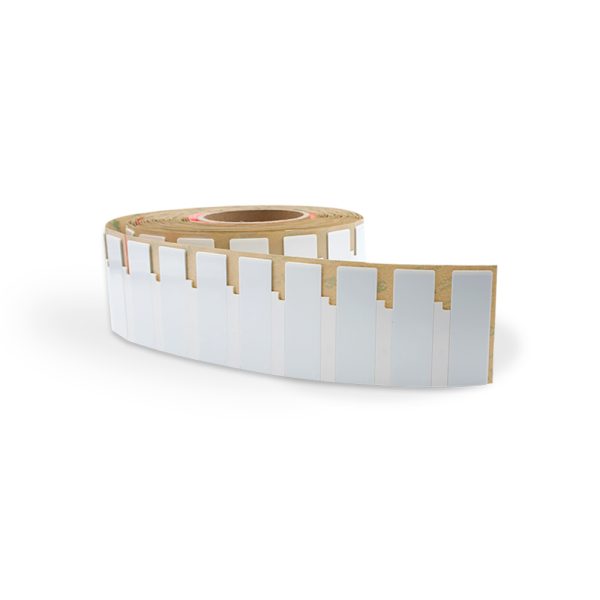 Flexible and printable 75 25 1.3 mm Alien Higgs 9 UHF RFID Label for on-metal surfaces.