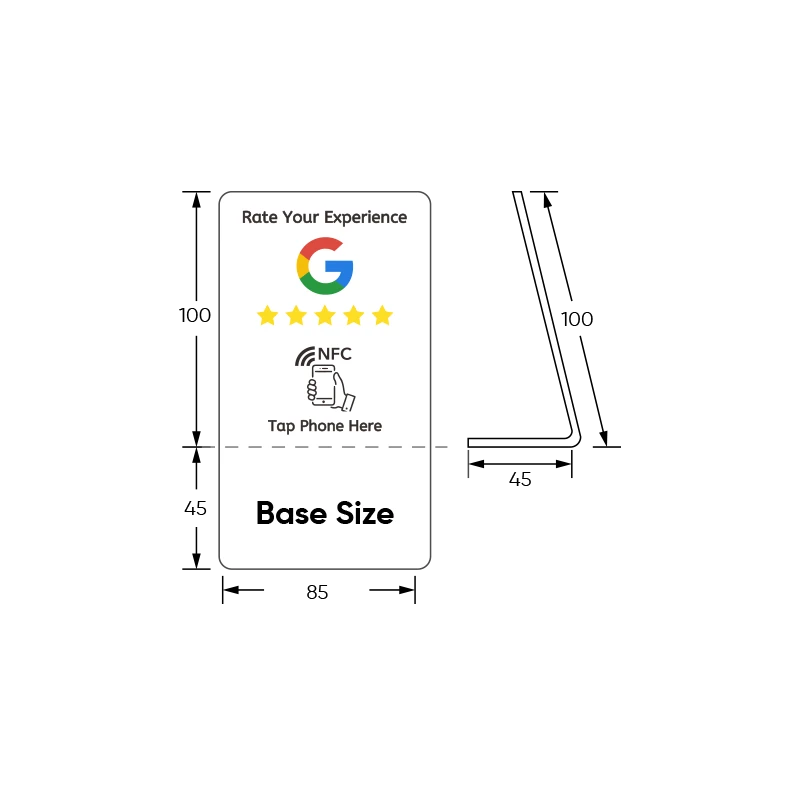 NFC Review Card PVC 85145 mm
