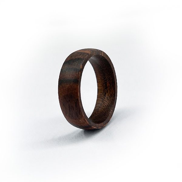 Natural Wood Finish NFC Ring