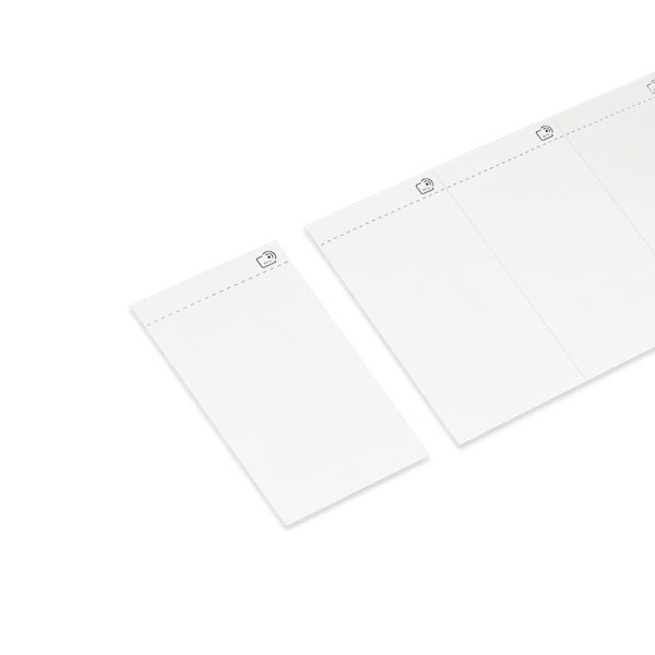 Rectangular washable smart textile RFID tag 70 40 mm