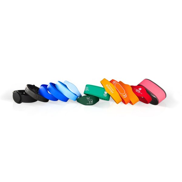 RFID silicone wristband wearable contactless identification band