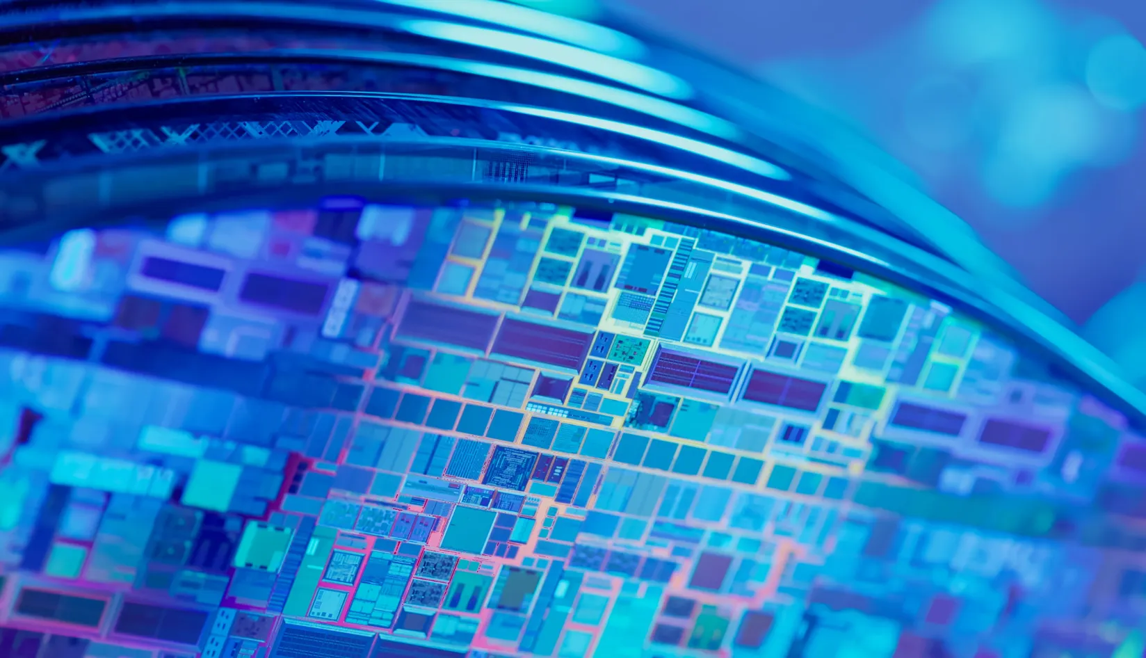 RFID Semiconductor Tracking Improving Traceability Semiconductor wafer with integrated circuits for RFID semiconductor tracking solutions and chip manufacturing